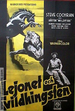 The Lion and the Horse 1953 movie poster Steve Cochran