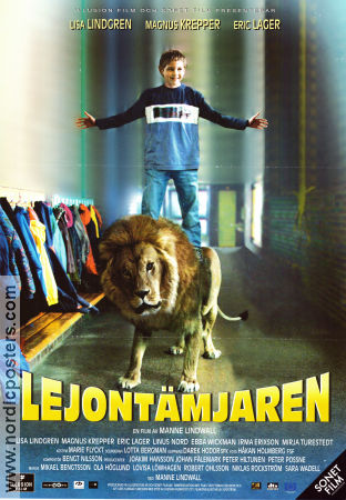 Lejontämjaren 2003 movie poster Lisa Lindgren Magnus Krepper Manne Lindwall Cats