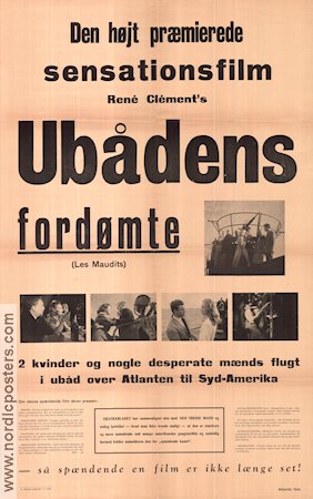 Les maudits 1947 movie poster René Clément