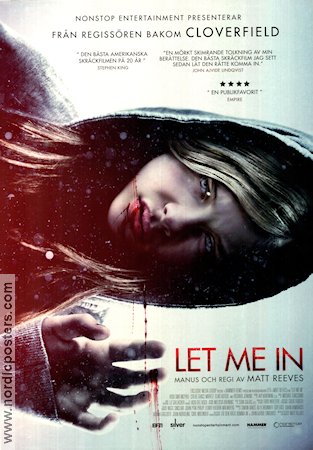 Let Me In 2010 poster Kodi Smit-McPhee Chloe Grace Moretz Richard Jenkins Matt Reeves Barn