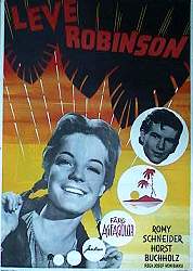 Leve Robinson 1958 poster Romy Schneider