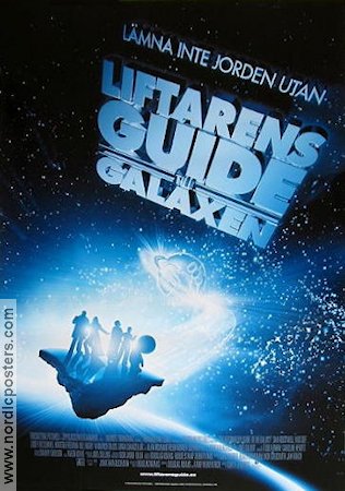 The Hitchhiker´s Guide to the Galaxy 2005 movie poster Sam Rockwell Garth Jennings Writer: Douglas Adams