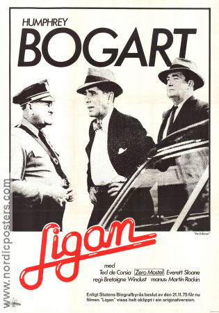 Ligan 1951 poster Humphrey Bogart Zero Mostel Ted de Corsia Bretaigne Windust Film Noir
