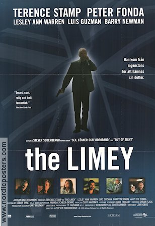 The Limey 1999 movie poster Terence Stamp Peter Fonda Lesley Ann Warren Steven Soderbergh