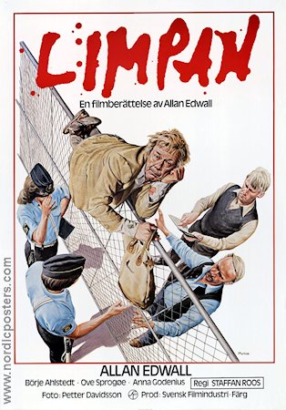 Limpan 1983 poster Allan Edwall Börje Ahlstedt Anna Godenius Staffan Roos