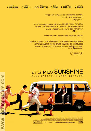 Little Miss Sunshine 2006 poster Steve Carell Toni Collette Greg Kinnear Jonathan Dayton Bilar och racing Barn