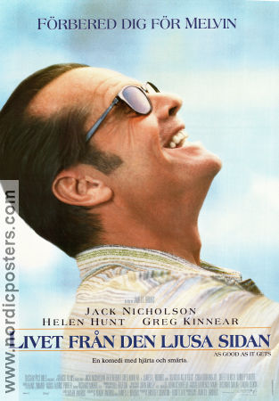 Livet från den ljusa sidan 1997 poster Jack Nicholson Helen Hunt Greg Kinnear James L Brooks Glasögon