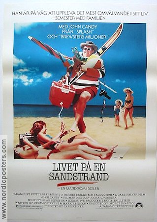 Summer Rental 1985 movie poster John Candy Beach Travel