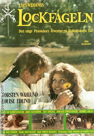 Lockfågeln 1971 poster Louise Edlind Torsten Wahlund Torgny Wickman Text: Lars Widding