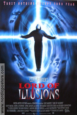 Lord of Illusions 1995 movie poster Scott Bakula Kevin J O´Connor J Trevor Edmond Clive Barker