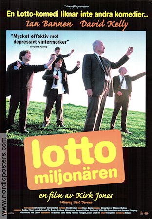 Lottomiljonären 1998 poster Ian Bannen David Kelly Fionnula Flanagan Kirk Jones Pengar Gambling