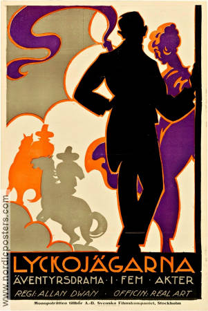 Lyckojägarna 1919 poster Wallace Beery Allan Dwan