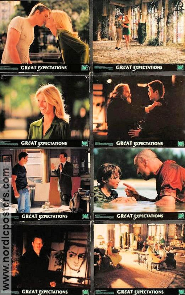Great Expectations 1998 lobby card set Ethan Hawke Gwyneth Paltrow Robert De Niro Alfonso Cuaron