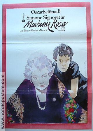 Madame Rosa 1977 poster Simone Signoret Michal Bat-Adam Samy Ben-Youb Moshé Mizrahi