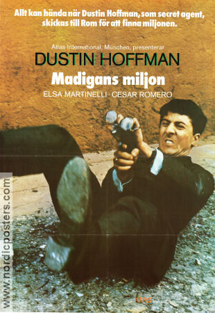 Madigans miljon 1968 poster Elsa Martinelli Cesar Romero Dustin Hoffman Giorgio Gentili
