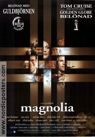 Magnolia 1999 movie poster Tom Cruise Julianne Moore William H Macy Paul Thomas Anderson
