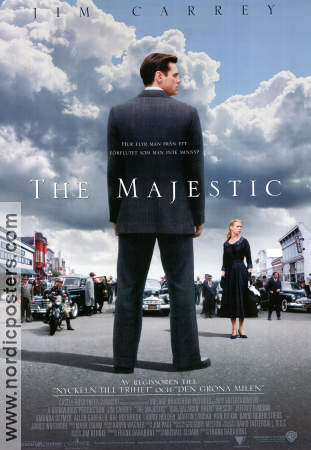 The Majestic 2001 movie poster Jim Carrey Martin Landau Bob Balaban Frank Darabont