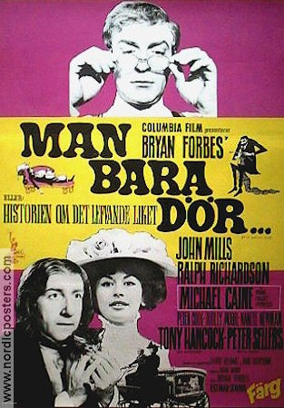 The Wrongbox 1966 movie poster John Mills Michael Caine Peter Sellers