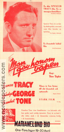 They Gave Him a Gun 1937 movie poster Spencer Tracy Gladys George WS Van Dyke
