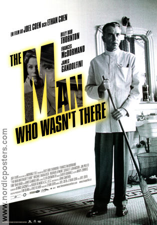 The Man Who Wasn´t There 2001 movie poster Billy Bob Thornton Frances McDormand Michael Badalucco Joel Ethan Coen