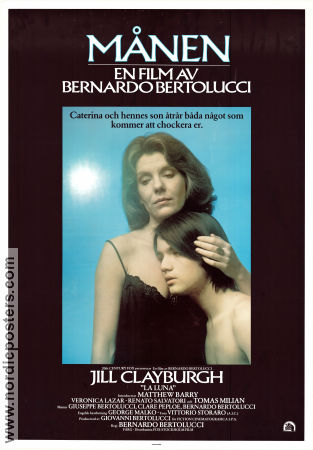 Månen 1979 poster Jill Clayburgh Matthew Barry Veronica Lazar Bernardo Bertolucci