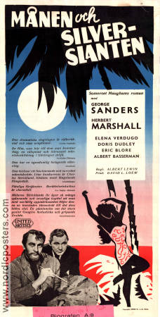Månen och silverslanten 1942 poster George Sanders Herbert Marshall Text: W Somerset Maugham