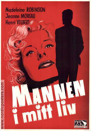 L´homme de ma vie 1952 movie poster Madeleine Robinson Jeanne Moreau Guy Lefranc