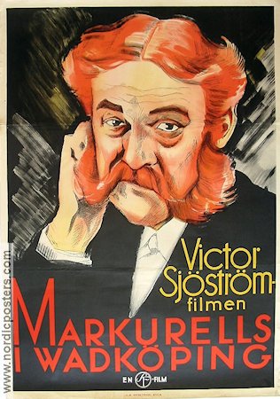 Markurells i Wadköping 1931 movie poster Victor Sjöström Writer: Hjalmar Bergman