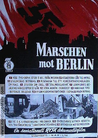 Marschen mot Berlin 1950 poster Krig