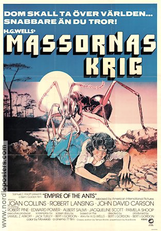 Massornas krig 1977 poster Joan Collins Bert I Gordon Insekter och spindlar