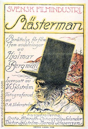 Mästerman 1920 movie poster Concordia Selander Victor Sjöstrom