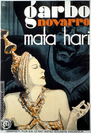 Mata Hari 1931 poster Greta Garbo Ramon Navarro