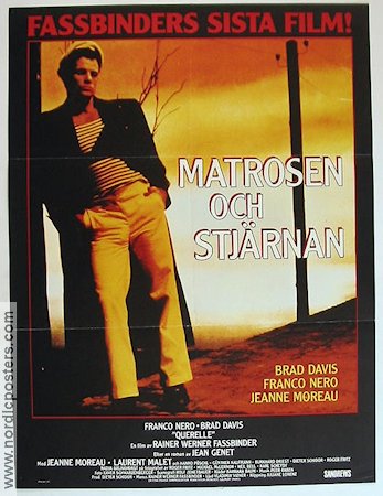 Querelle 1984 movie poster Franco Nero Brad Davis Rainer Werner Fassbinder Cult movies