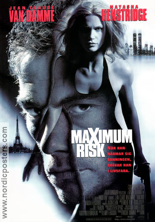 Maximum Risk 1996 movie poster Jean-Claude Van Damme Natasha Henstridge Jean-Hugues Anglade Ringo Lam