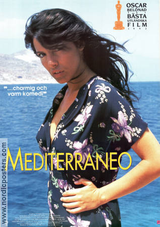 Mediterraneo 1991 poster Diego Abatantuono Claudio Bigagli Giuseppe Cederna Gabriele Salvatores