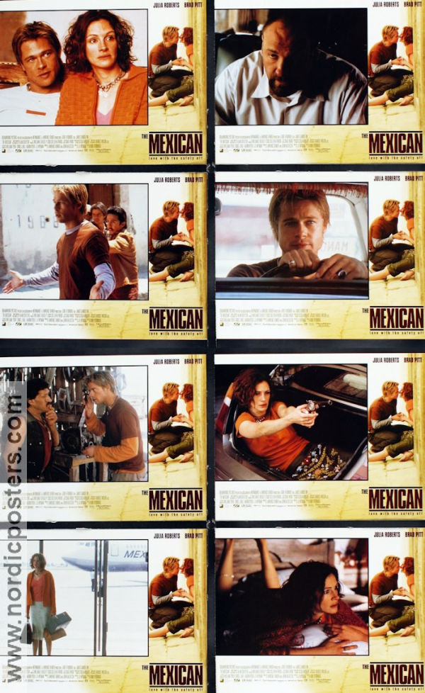 The Mexican 2001 lobbykort Julia Roberts Brad Pitt