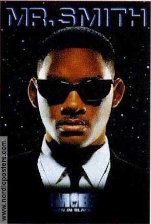 MIB Men in Black 1997 movie poster Will Smith Barry Sonnenfeld Glasses