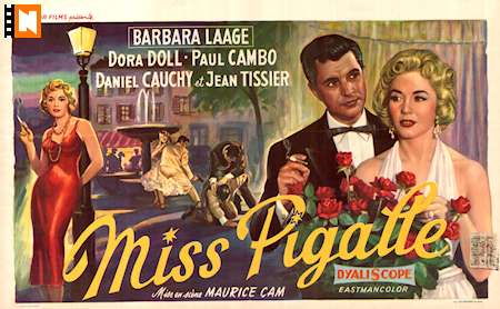 Miss Pigalle 1958 movie poster Barbara Laage Dora Doll