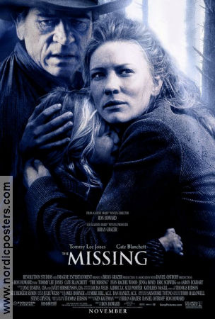 The Missing 2003 movie poster Tommy Lee Jones Cate Blanchett Evan Rachel Wood Ron Howard