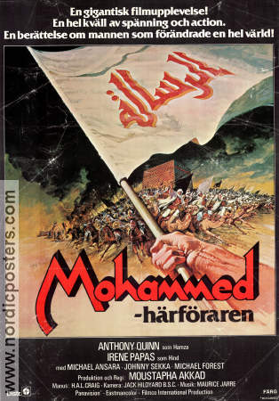 Mohammed 1976 poster Anthony Quinn Irene Papas Michael Ansara Moustapha Akkad Religion