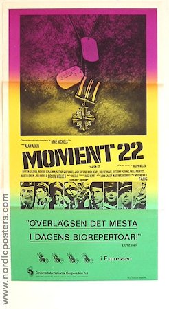 Catch-22 1970 movie poster Alan Arkin Martin Balsam Mike Nichols War