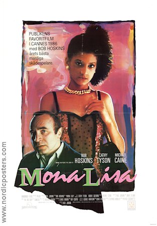 Mona Lisa 1986 movie poster Bob Hoskins Cathy Tyson Michael Caine Neil Jordan