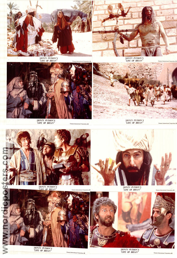 Monty Python´s Life of Brian 1979 lobbykort Graham Chapman John Cleese Terry Jones Hitta mer: Monty Python Religion