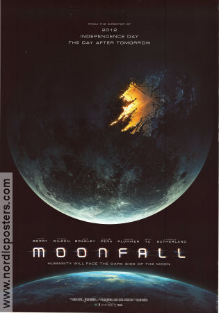 Moonfall 2022 poster Halle Berry Patrick Wilson John Bradley Roland Emmerich