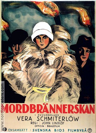 Mordbrännerskan 1926 poster Vera Schmiterlöw
