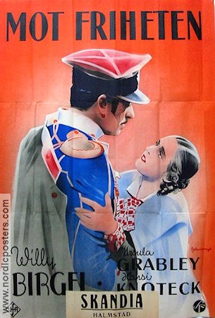 Ritt in die Freiheit 1937 movie poster Willy Birgel Ursula Grabley Eric Rohman art