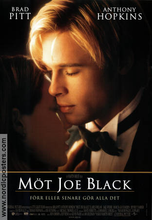 Meet Joe Black 1998 movie poster Brad Pitt Anthony Hopkins Claire Forlani Martin Brest