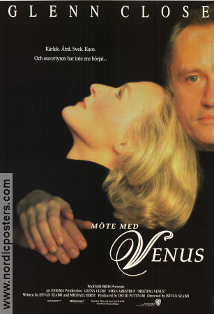 Meeting Venus 1991 movie poster Glenn Close Niels Arestrup Kiri Te Kanawa Istvan Szabo