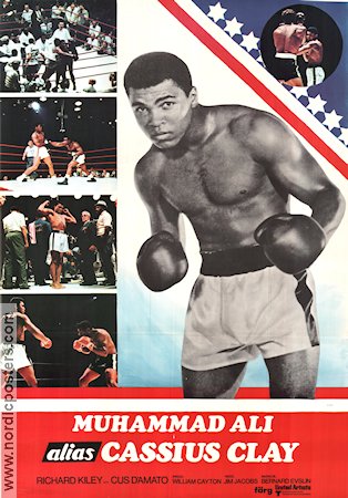 Muhammad Ali alias Cassius Clay 1971 poster Muhammad Ali Cus d´Amato Boxning