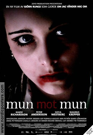 Mun mot mun 2005 movie poster Peter Andersson Marie Richardson Sofia Westberg Björn Runge